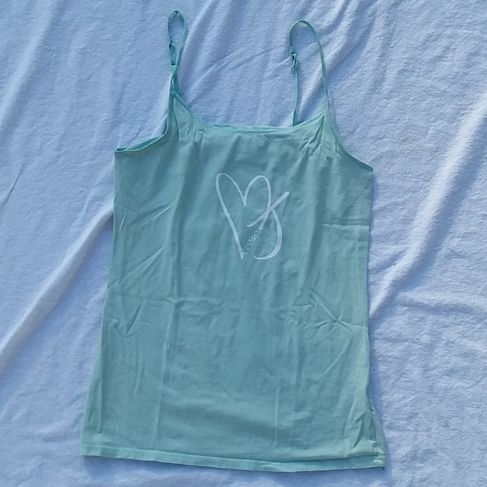 pastel blue MOSSIMO tank top